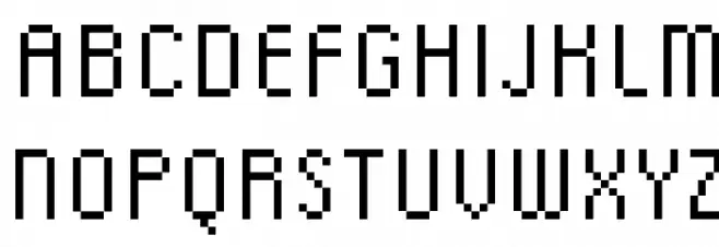 DSC Font UPPERCASE