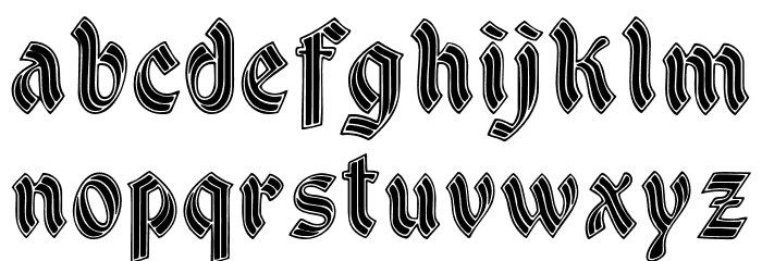 DSCathedral 字体 小写