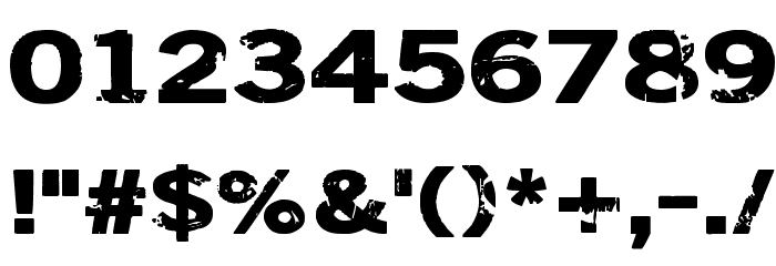 DSIODRER Font OTHER CHARS