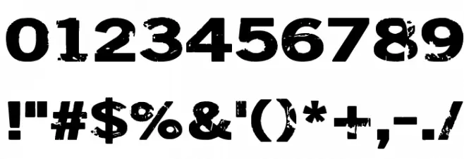 DSIODRER2 Font OTHER CHARS