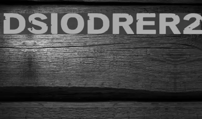 DSIODRER2 Font examples