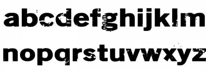 DSIODRER2 Font LOWERCASE