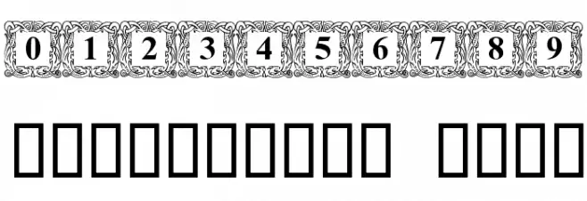 DSInitials Normal Font OTHER CHARS