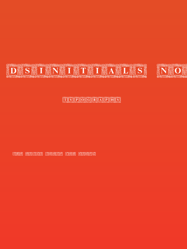 DSInitials Normal Poster