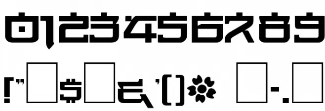 DSJapanCyr  Normal フォント その他の文字