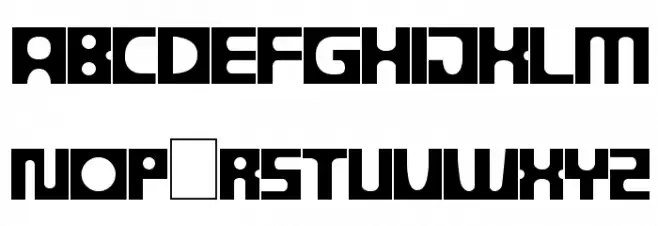 DSProgress SemiBold Шрифта ВЕРХНИЙ