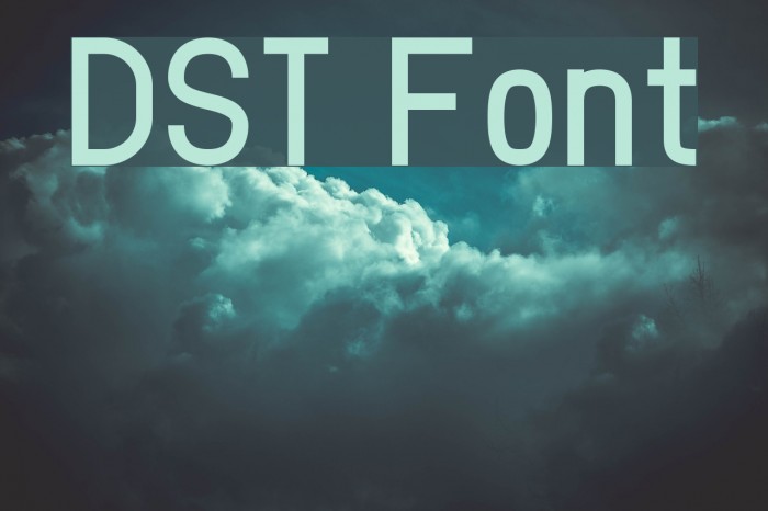 DST Font examples