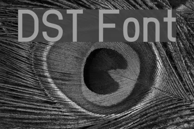 DST Font examples
