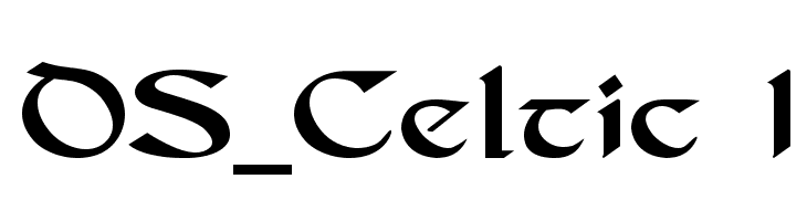 DS_Celtic 1  Free Fonts Download