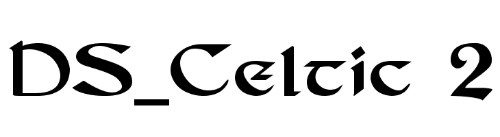 DS_Celtic 2  Скачать бесплатные шрифты