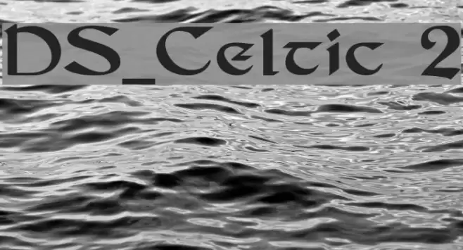 DS_Celtic 2 Font examples