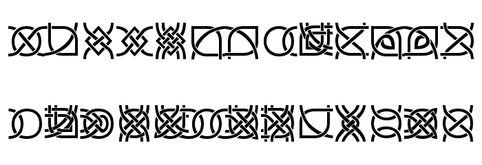 DS_Celtic Border 1 Font LOWERCASE
