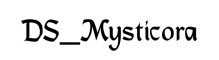 DS_Mysticora  免费字体下载