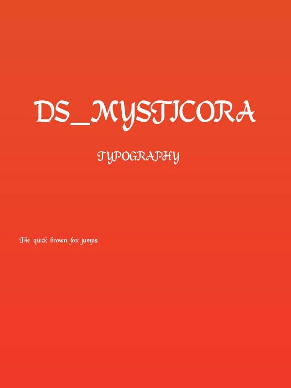 DS_Mysticora Poster