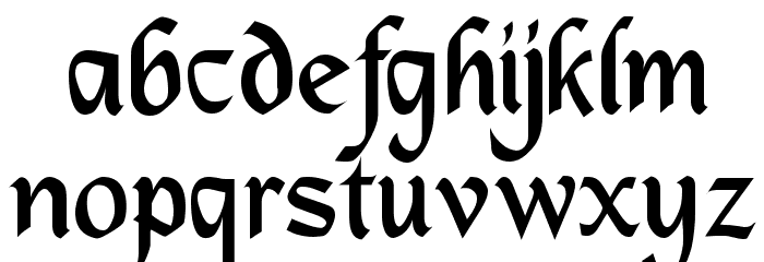 DS_Mysticora Font LOWERCASE