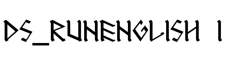 DS_RUNEnglish 1  font caratteri gratis