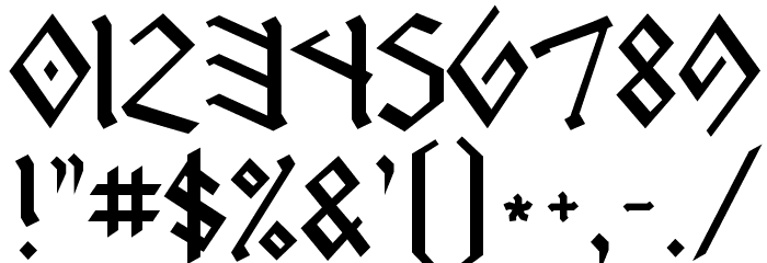 DS_RUNEnglish 2 Font OTHER CHARS