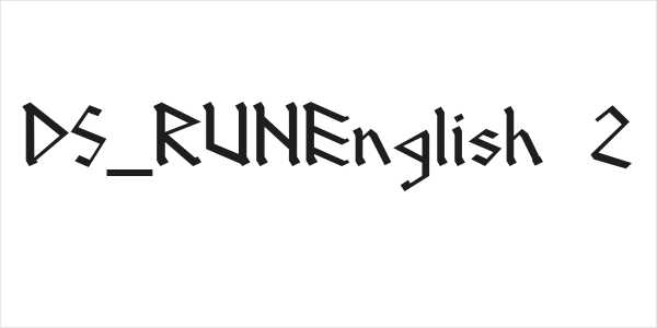 DS_RUNEnglish 2 Logo