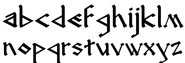 DS_RUNEnglish 2 Font LOWERCASE