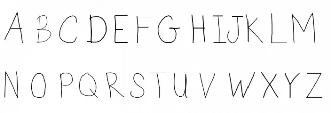 DSnet Child Fonte MAIÚSCULAS