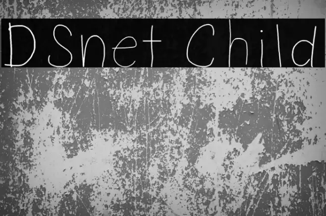 DSnet Child Fonte examples