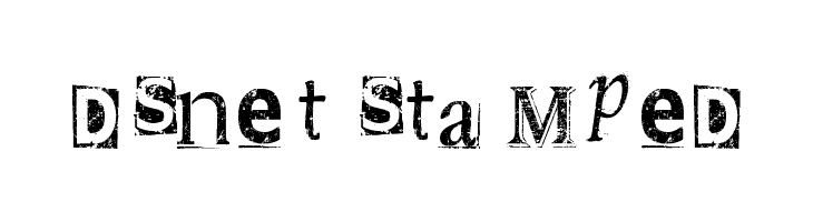 DSnet Stamped  Скачать бесплатные шрифты