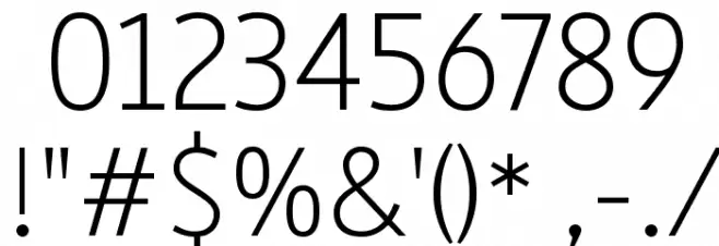 Dsignes Light Font OTHER CHARS