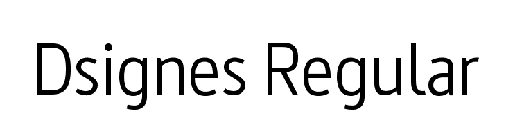 Dsignes Regular Font