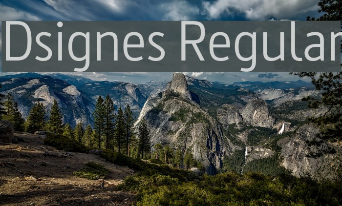 Dsignes Regular Font examples