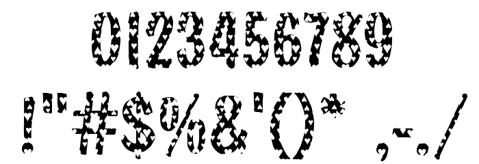 DTCBrodyM33 Font OTHER CHARS