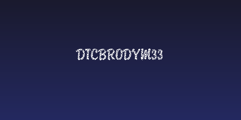 DTCBrodyM33 Social Header
