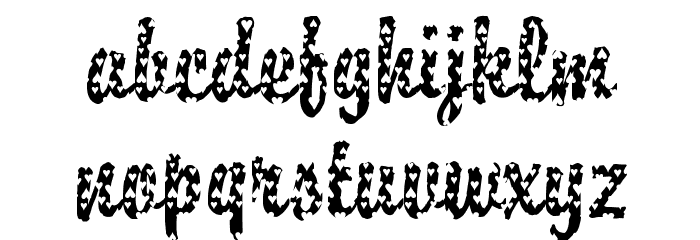 DTCBrodyM33 Font LOWERCASE