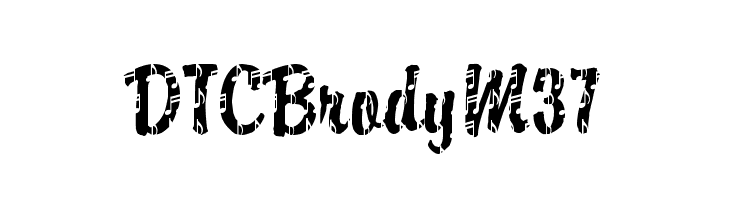 DTCBrodyM37 Font
