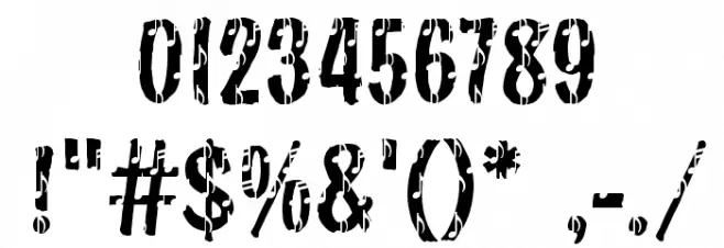 DTCBrodyM37 Font OTHER CHARS