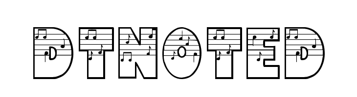 DTNoted  font caratteri gratis
