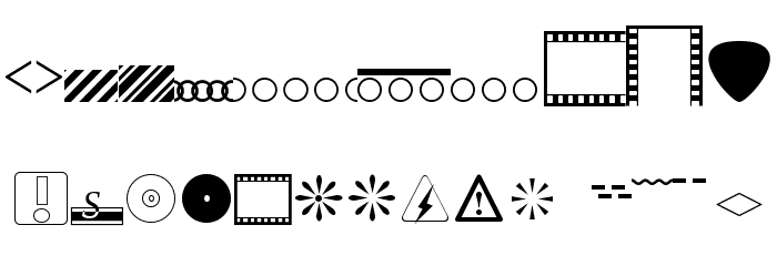 DTPDingbats Font OTHER CHARS