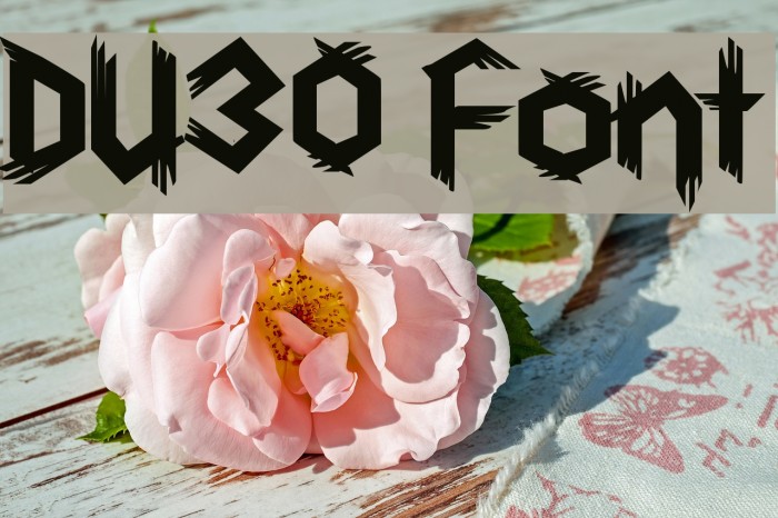 DU30 Font examples