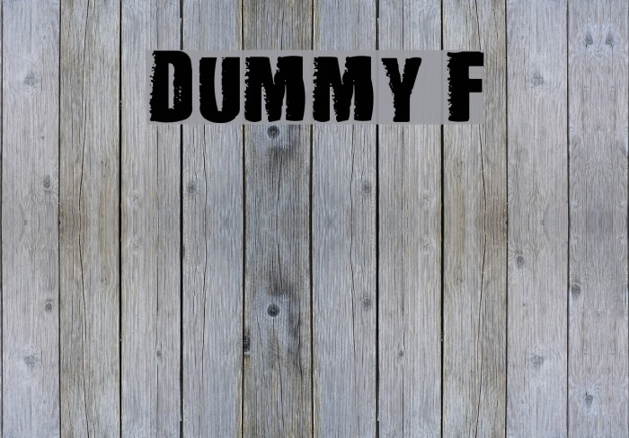 DUMMY Font examples