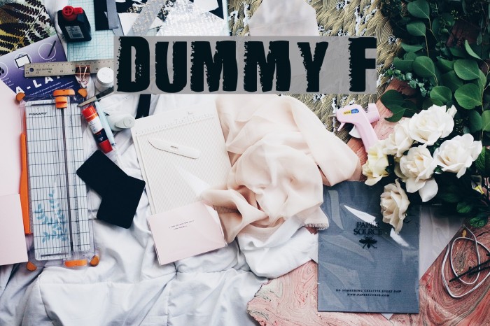 DUMMY Font examples