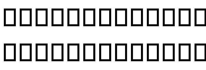 DUMMY Font LOWERCASE