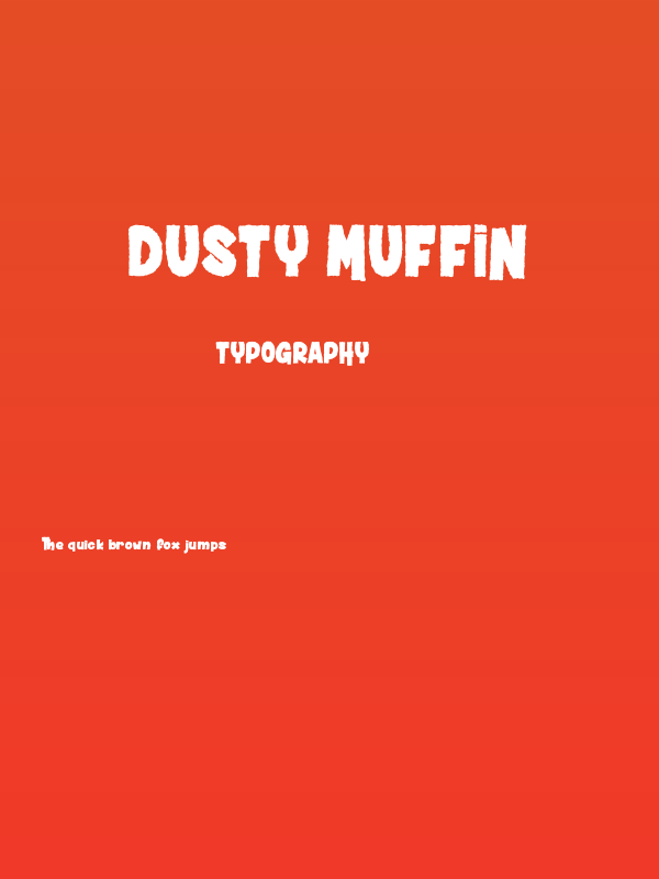 DUSTY Muffin Poster