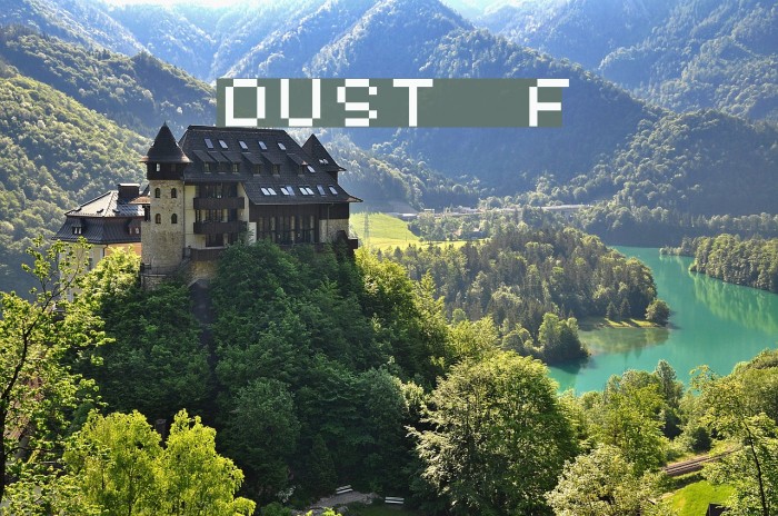 DUST Font examples