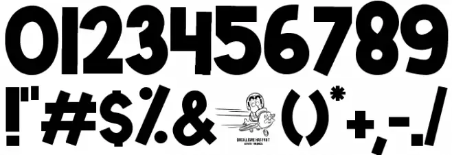 DUTSKY TIME Font OTHER CHARS