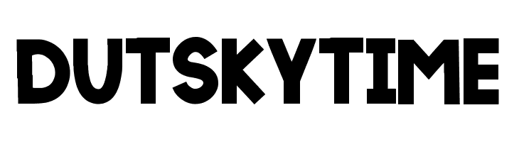 DUTSKY TIME  Frei Schriftart Herunterladen