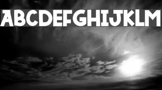 DUTSKY TIME Font examples