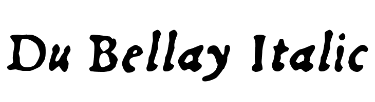 Du Bellay Italic  Descarca Fonturi Gratis