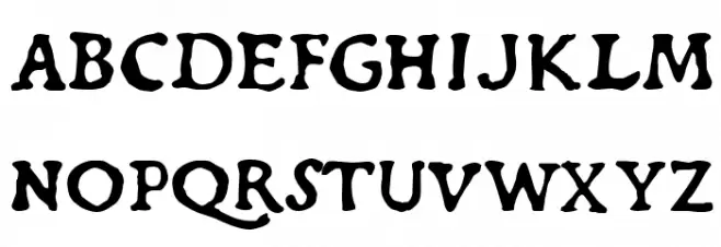 Du Bellay Italic फ़ॉन्ट अपरकेस