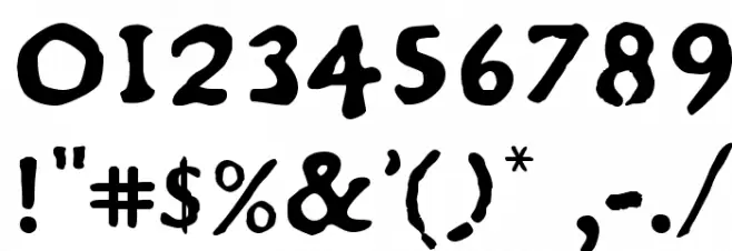 Du Bellay Font OTHER CHARS