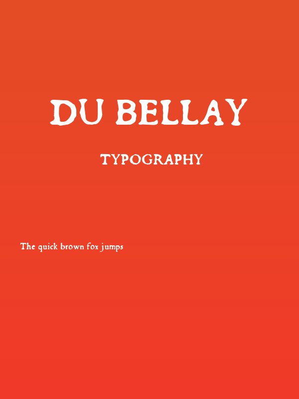 Du Bellay Poster