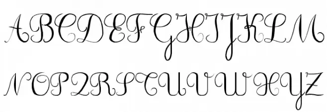 DuCahier xp Cursive scolaire Schriftart Groß